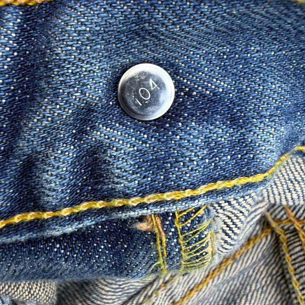 Vintage Y2K Levi’s 527 Jeans Mens 36x34 NWT Low Boot Cut Distressed Denim Baggy